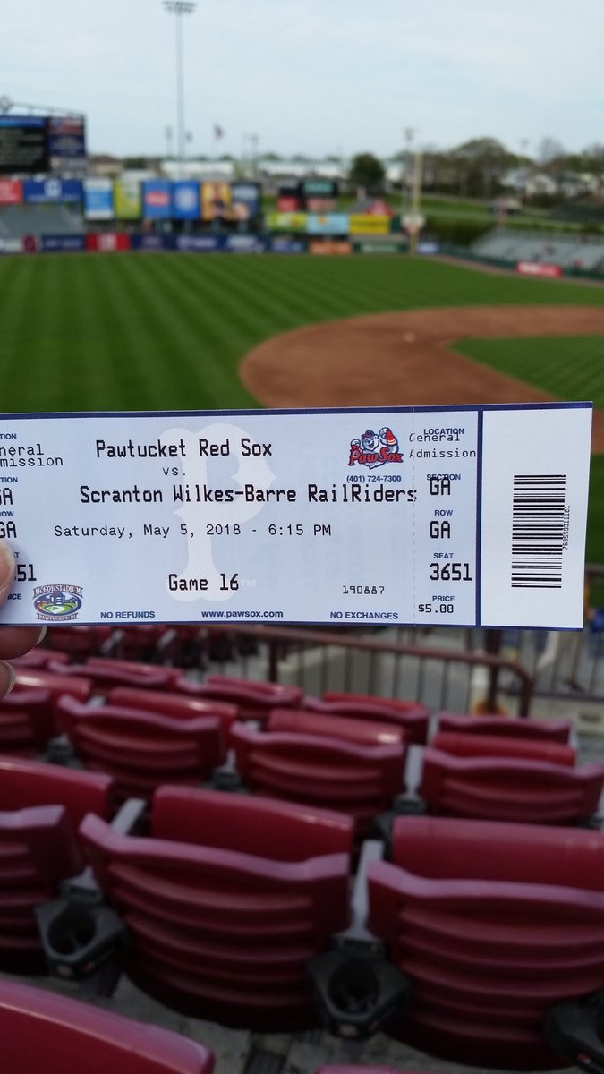 kelly83066's tweet photo. Thanks @JosephKellyJr @PawSox for the free ticket. #JoeyFisticuffs #KellysRule https://t.co/U2wsWBQx0V