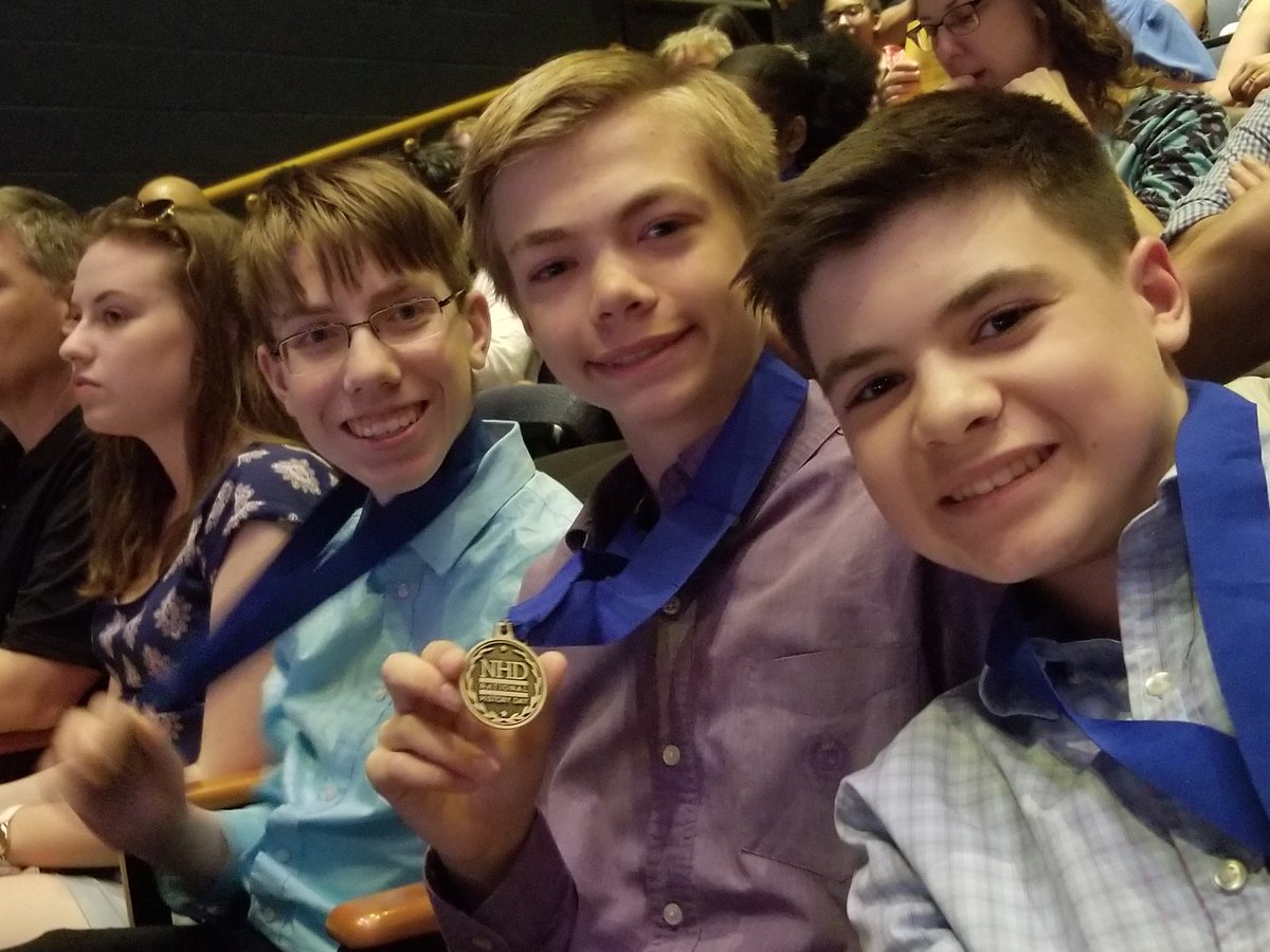 suzupde's tweet photo. These three are National History Day Finalists and will represent NJ @NationalHistory with their group website!! #bravobburg @PrincipalBCMS @rgensel1 @mrs_michels @T_Paine76 https://t.co/BOJWMwNrEr