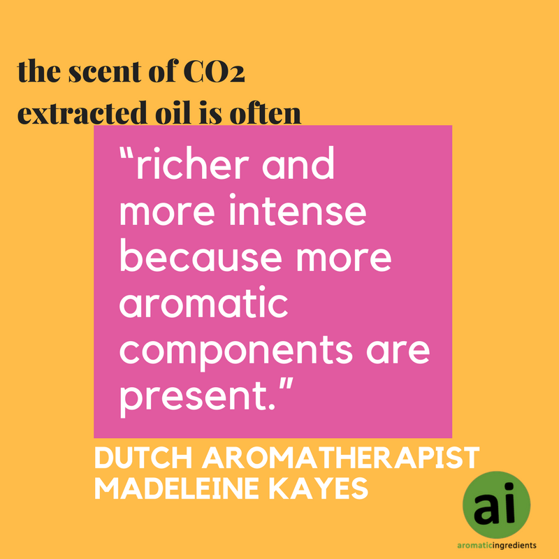 AromaticIngred1's tweet image. CO2 extraction pulls constituents from plants beyond the oils, including the resin and pigments, so CO2 extracts contain a fuller spectrum of valuable plant elements. 
#aromaticingredients #co2 #co2extracts