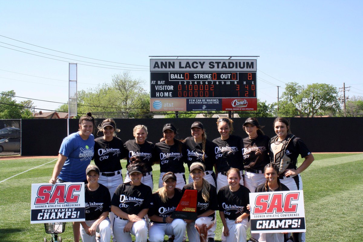 2018 Sooner Athletic Conference Tournament champions! #OCUsoftball #ThisIsOCU #HomeofChampions