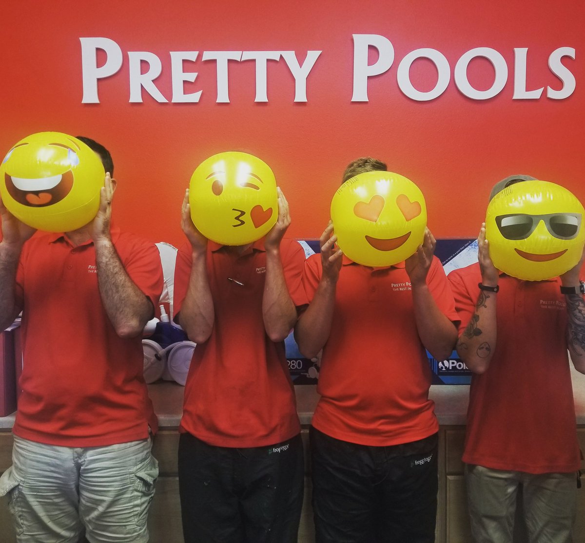 PrettyPools's tweet photo. Our guys are an emotional bunch. ๐๐๐๐
P.S.--You, too, can get this rad 4-pack of emoji beach balls for only $3.95! ๐๐ป
(Thanks for being good sports, Marc, Michael, Nate, and Zach!)
#PoolSupplies #SwimmingPoolSupplyStore #FlowerMoundย #DFW #Pool #Poolmaster https://t.co/SMqJgEfCIp