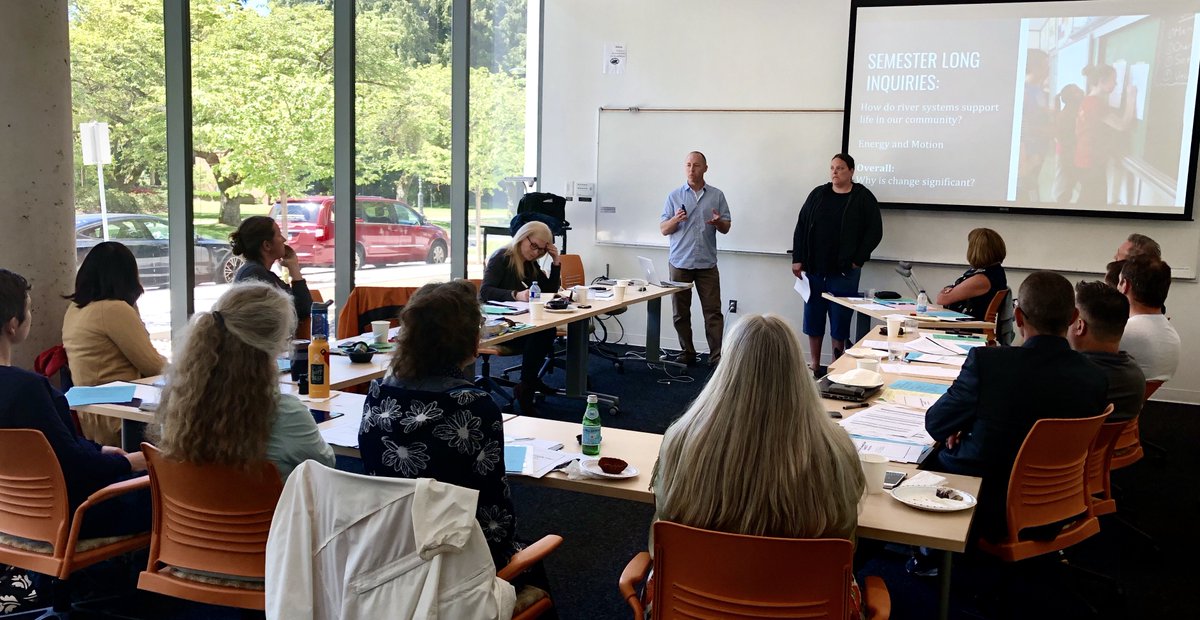 Middle school students’ semester long inquiries?  Stacey and Brent take us through it from Desert Sands Community School in Ashcroft:  “we started with rubrics...but nothing would fit...” #growinginnovation #bced