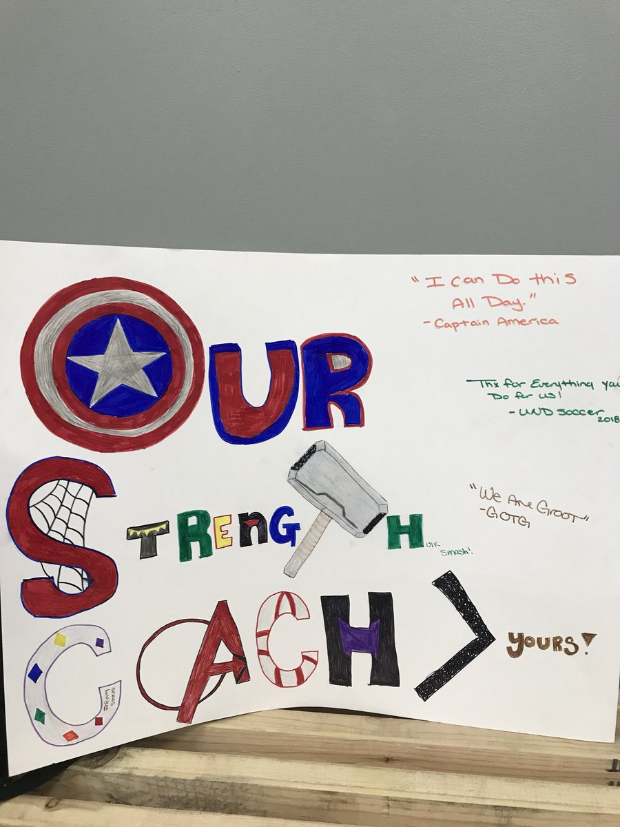 seanfan2Z's tweet photo. I always talk about impacting people in a positive way. These girls have made such an impact on my life. Thank you @UNDsoccer for the coolest sign and the loudest cheers today! #ImpactSomeone https://t.co/NdYs6HMzms