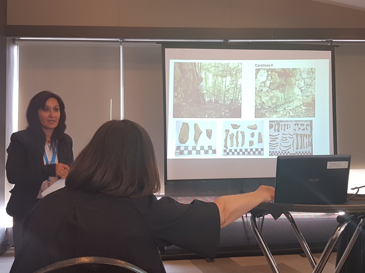 PerosLab's tweet photo. Great session on Cuban archeology at CAA in Winnipeg today! We had some awesome presentations on starch grains in dental calculus, aDNA, and prehistoric environments! Excited for future collaborations :) #CAA2018ACA #CubaPrehistoric #UWinnipeg https://t.co/NIiO9IhXV4