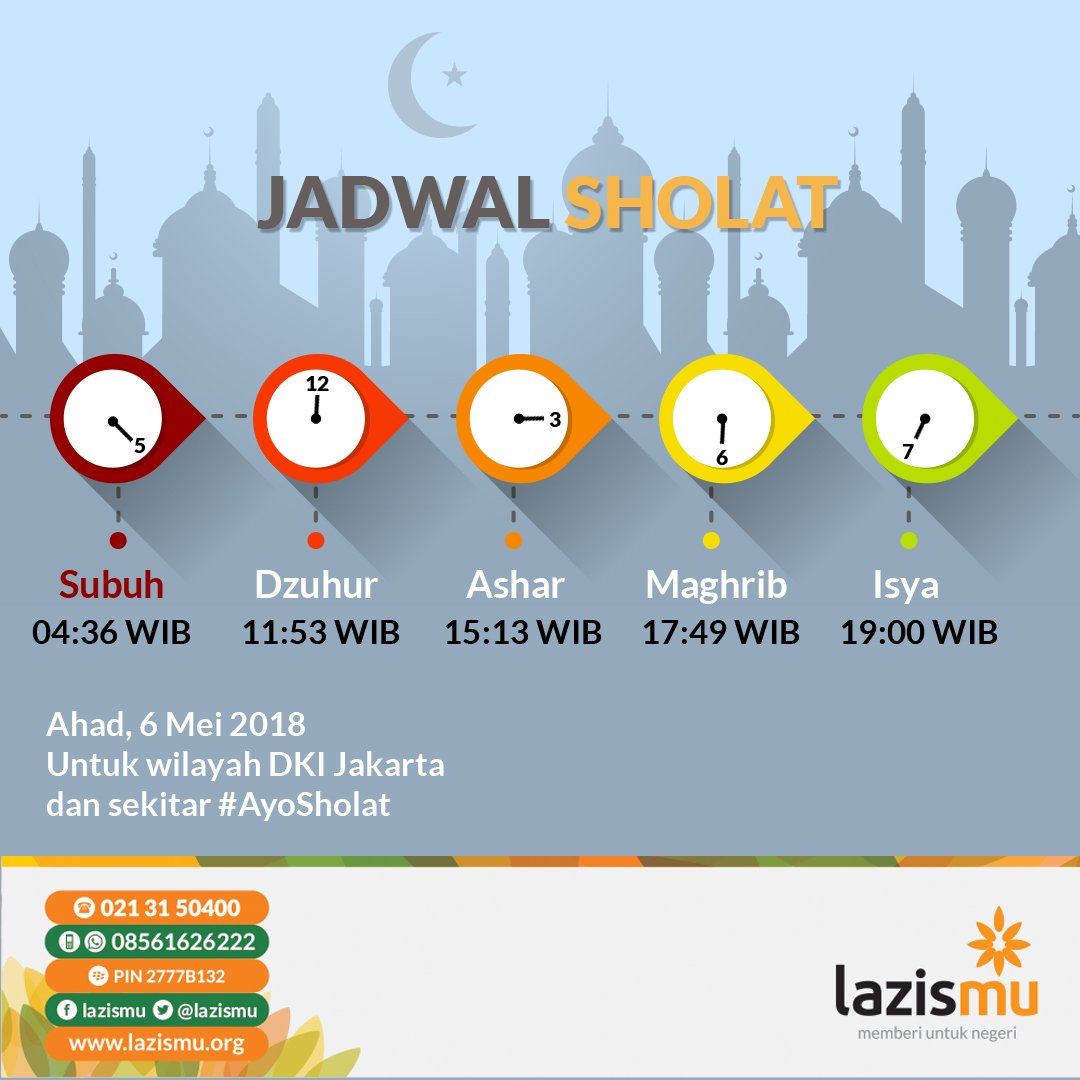 Memberiuntuknegeri บนทว ตเตอร Waktu Sholat Subuh Akan Segera Tiba Sobat Lazismu Mari Penuhi Masjid Masjid Allah Dan Rapatkan Barisan Untuk Bersama Menunaikan Ibadah Sholat Subuh Berjamaah Ayosholat Https T Co U9u9tc3slm ทว ตเตอร