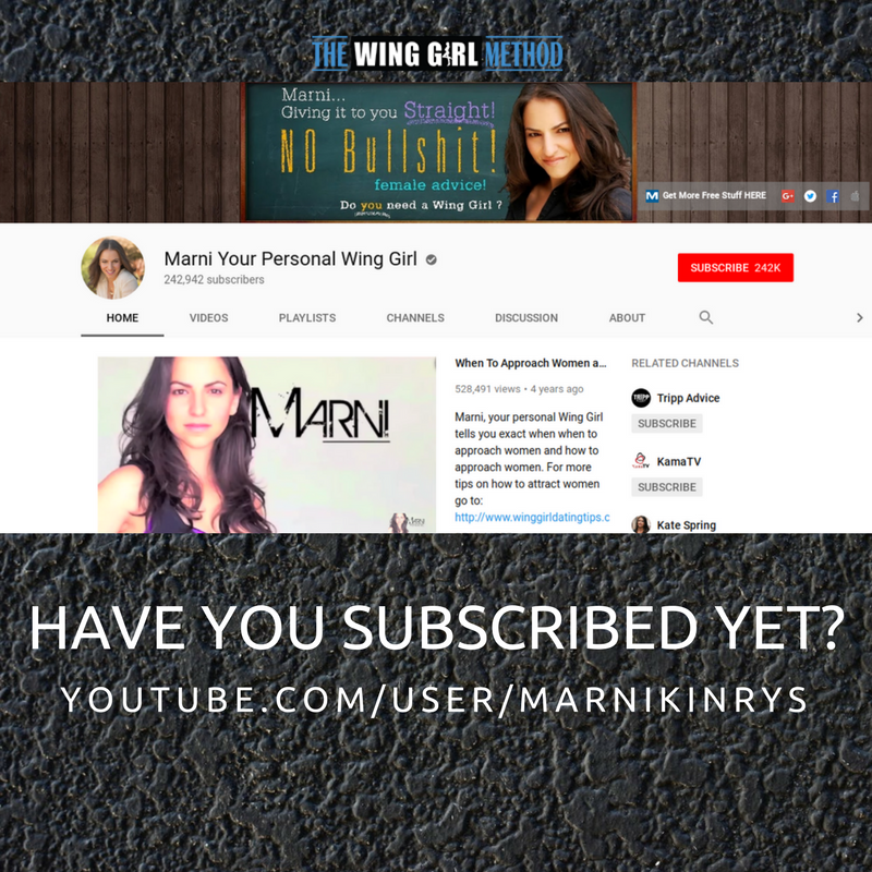 winggirlmethod's tweet photo. What are you waiting for? #Subscribe already for more great #Content and tips! @YouTube #LikeShareSubscribe 
.
.
.
#TheWingGirlMethod #WingGirl #WingGirlSuccessStories https://t.co/SK45mUGGSU https://t.co/yfAmno6uKY