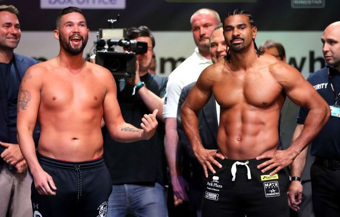 VOTE: Who wins #HayeBellew2? 🥊

🔁 RT - <a href="/TonyBellew/">Tony Bellew</a>

❤️ Like - @MrDavidHaye