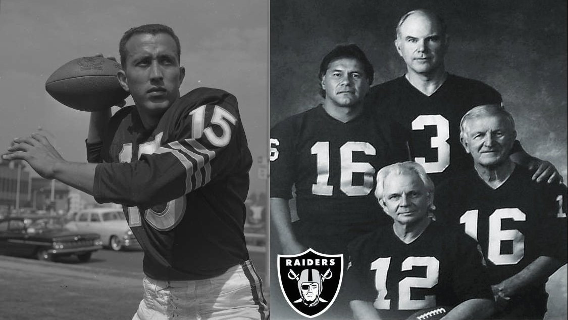 WhoAmILIST's tweet image. #Raiders #Legends Field Generals #RaiderNation
- Flores #15
- Plunkett #16
- Lamonica #3
- Blanda #16
- Stabler #12

see Pic⬇️