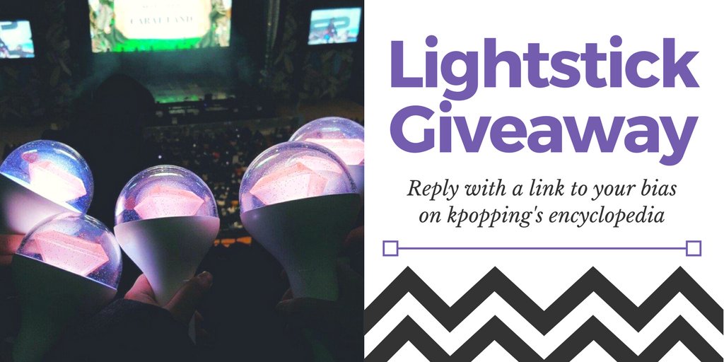 kpoppingcom's tweet photo. ⚜️ Lightstick Giveaway ⚜️

▪️ Worldwide
▪️ Ends July 15th
▪️ RT &amp; Must be following
▪️ Link your bias's https://t.co/Kwk2Xpl9Aj page in the replies
▪️ One winner will receive a lightstick of their choice (or two albums) https://t.co/83PaSR5GWu