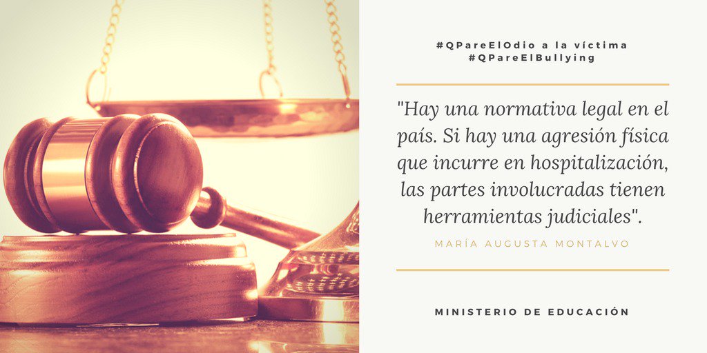 jxkroenen's tweet photo. Pruebas sustentadas son verdades. El resto son mentiras que buscan confundir #QPareElOdio a la víctima #QPareElBullying https://t.co/3j6dDG3jyV