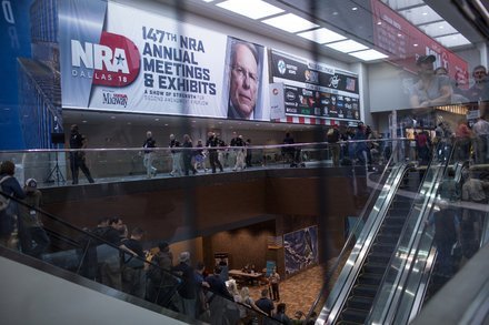 RMClubF's tweet image. ‘Our Rights Are Under Attack’: Voices From Inside and Outside the N.R.A. Convention