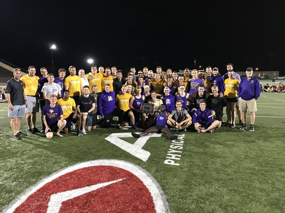 ONUAthletics's tweet photo. CCAC CHAMPS! Men’s Track and Field captures 2018 Title! #TigerNation https://t.co/uuTC6LmRop