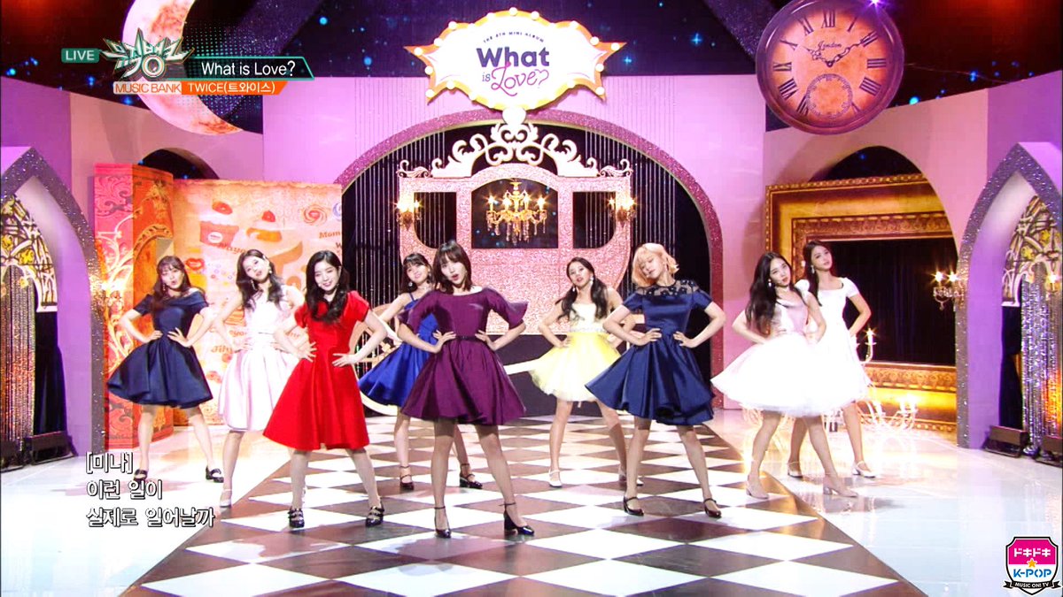 エムオン K Pop No Twitter ドレス姿は必見 ミュージックバンク 5 7 月 16時半 再 5 11 金 11時 韓国放送日 4 13 韓国で放送されている人気音楽番組を 日本語字幕入りで放送中 Twice What Is Love Say Yes Oh My Girl Banhana Eric
