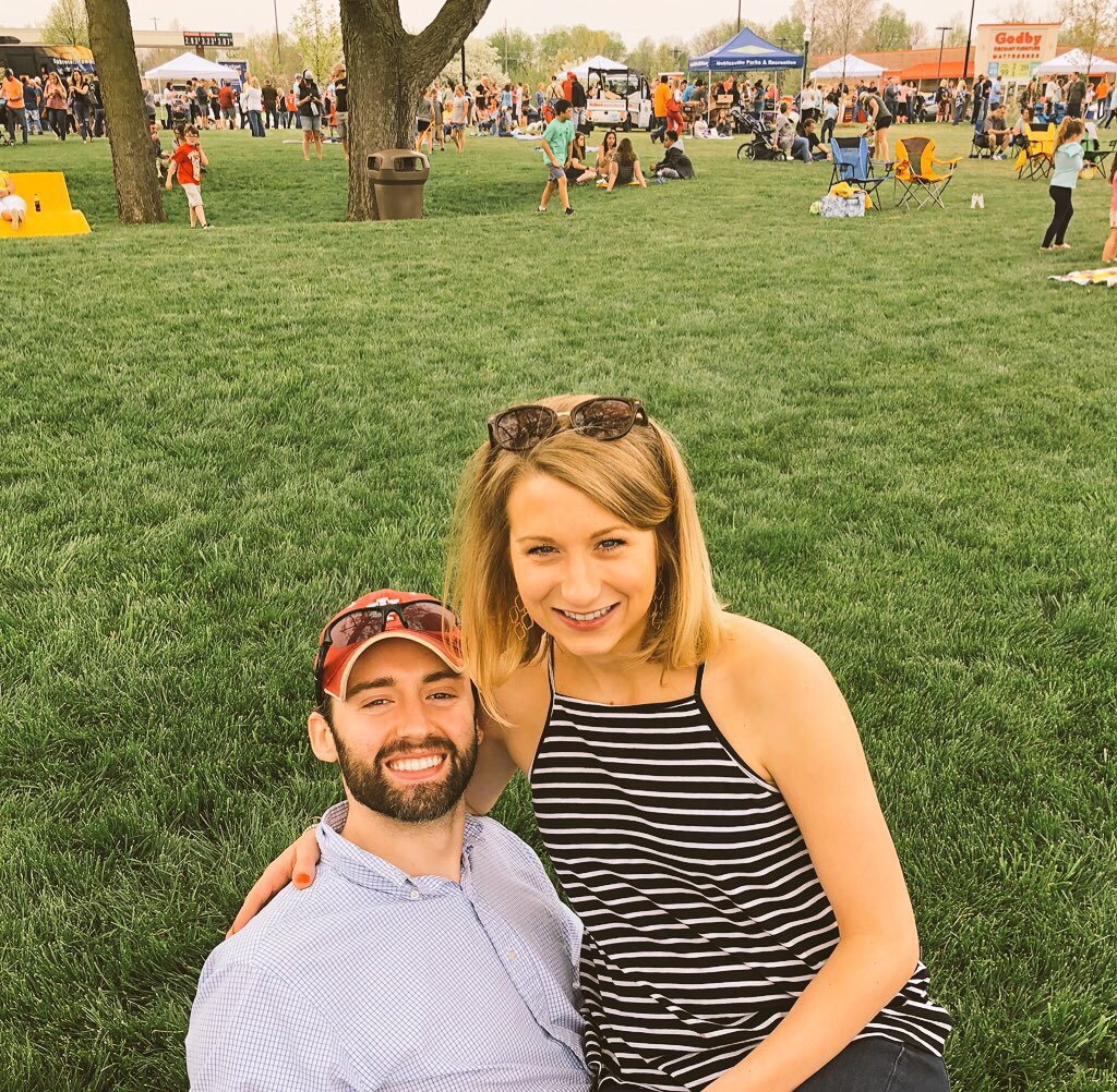 LaurenClaraJane's tweet photo. Enjoying the intersection of STEM and the arts tonight as my brother-in-law, engineer at Rolls-Royce, steals the show at #cincodemayo in the park (and the #PLTW blanket makes its debut for the season). https://t.co/VQjHbbK592