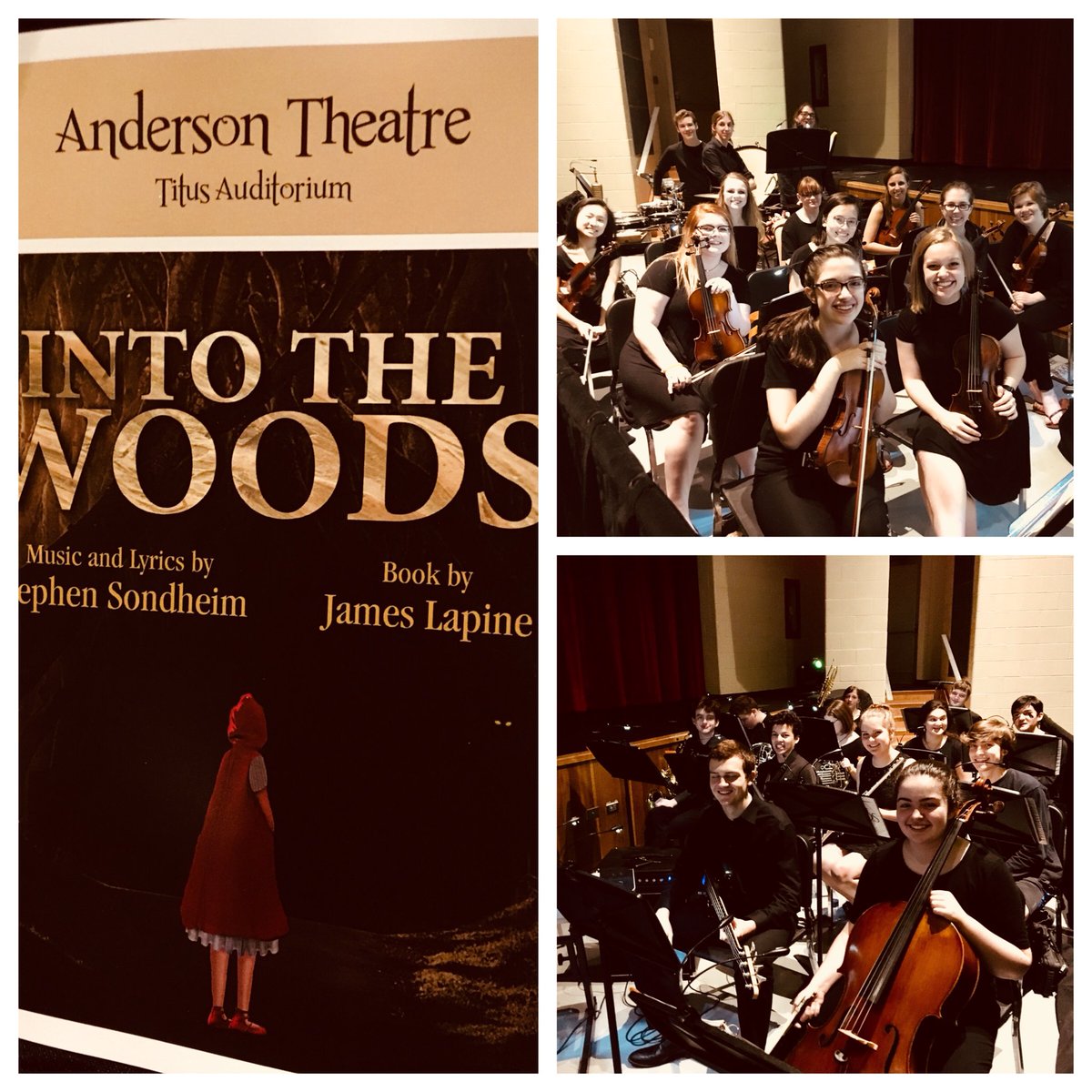 FellowsEdu's tweet photo. It’s about to begin...CANNOT WAIT!!! @theatreanderson presents “Into the Woods”! https://t.co/VCQAHSkynU