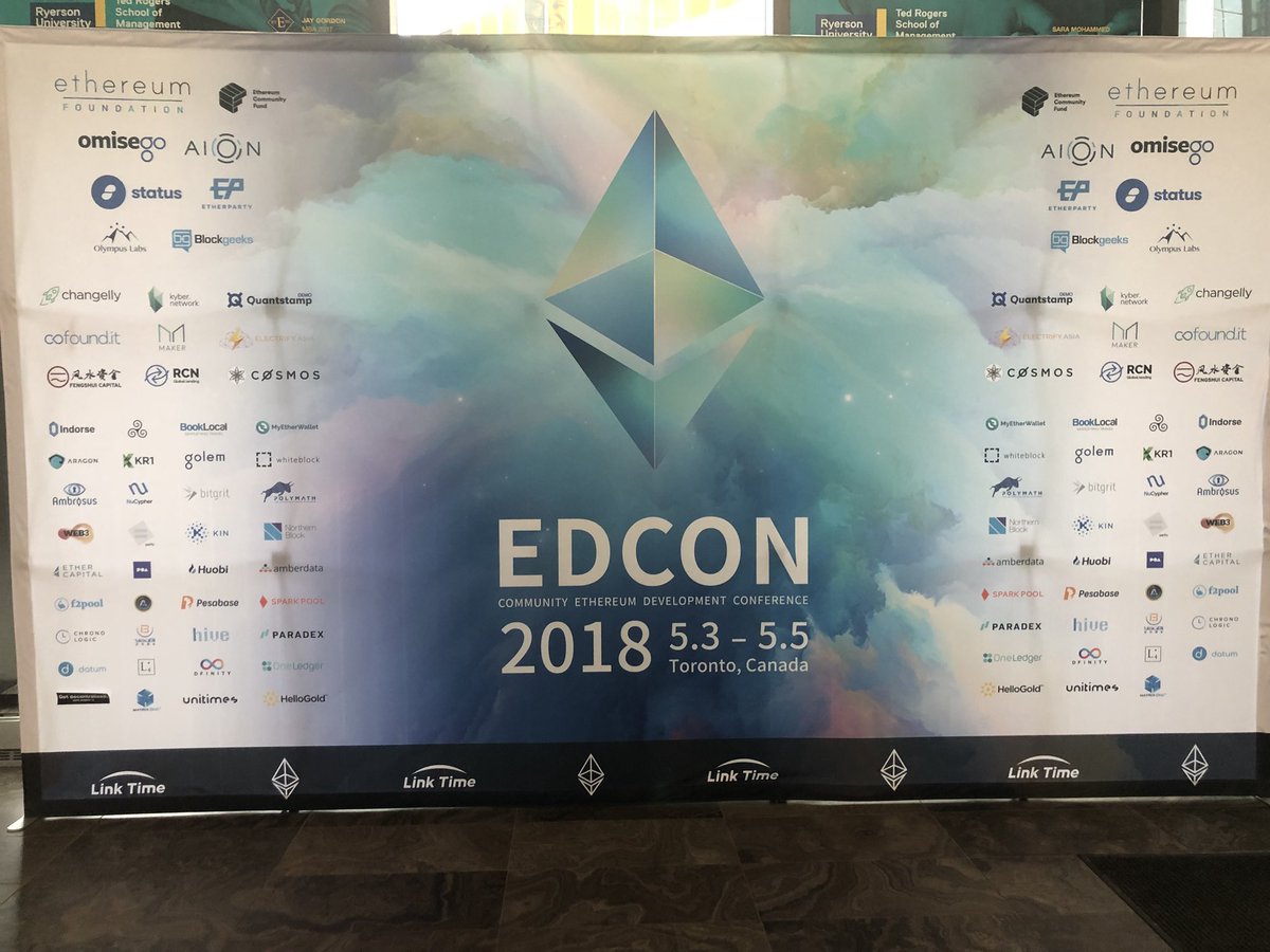 umarov's tweet photo. Thank you @LinkTimeTech #EDCON for amazing content and demos! Thank you to all the speakers and community supporters! So many awesome projects being #buitl on #Ethereum! Congrats to @Givethio and all the projects demo’ed! Party time! https://t.co/W020dAqyMH