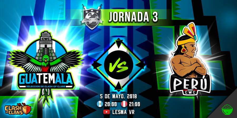 ¡En solo unas horas tenemos tremenda guerraza! 
Mucha suerte a nuestros amigos peruanos
#GuatePower