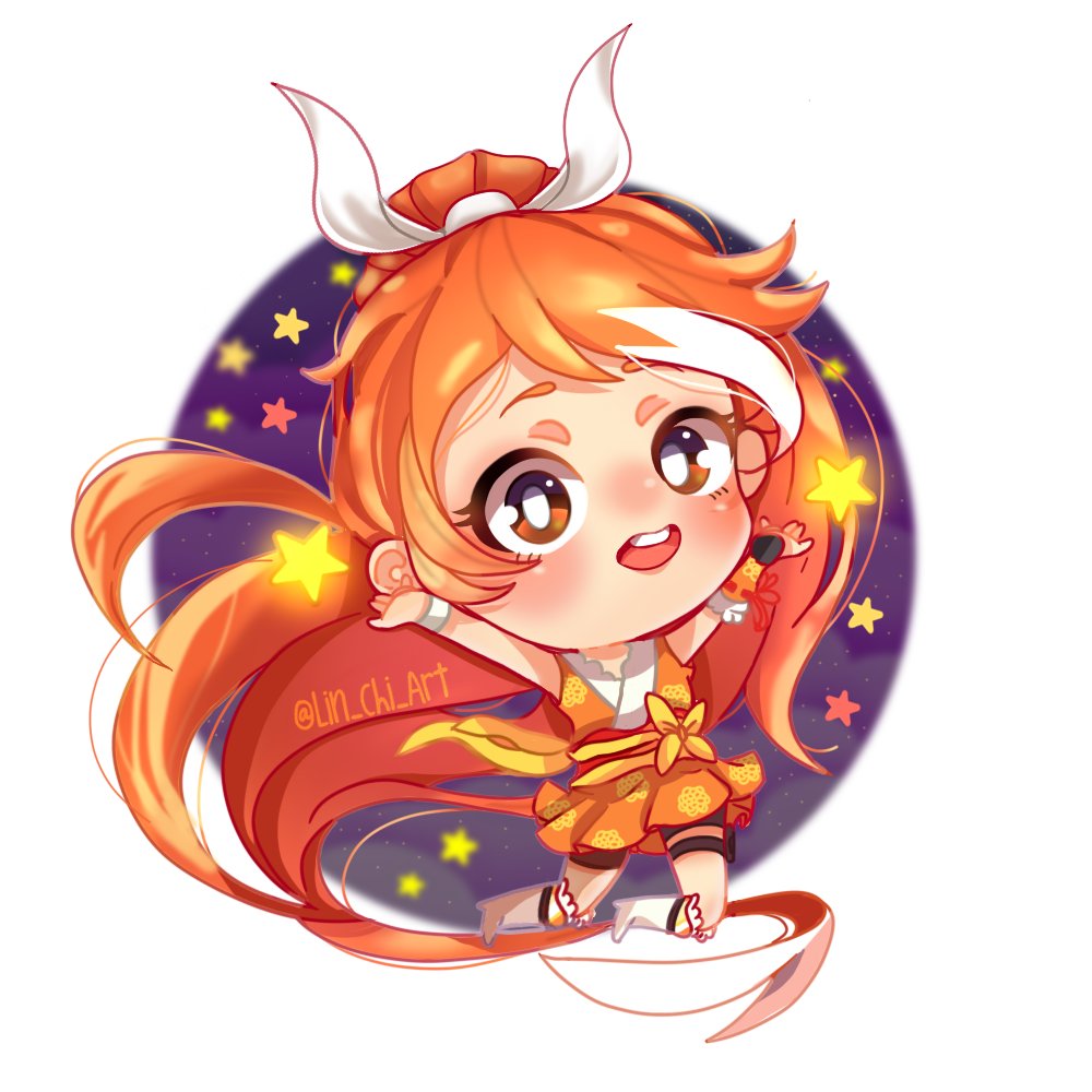 Lin_Chi_ART's tweet photo. 🌟Chibi de Crunchyroll Hime 🌟 #Fanart https://t.co/RtYmJNNo51