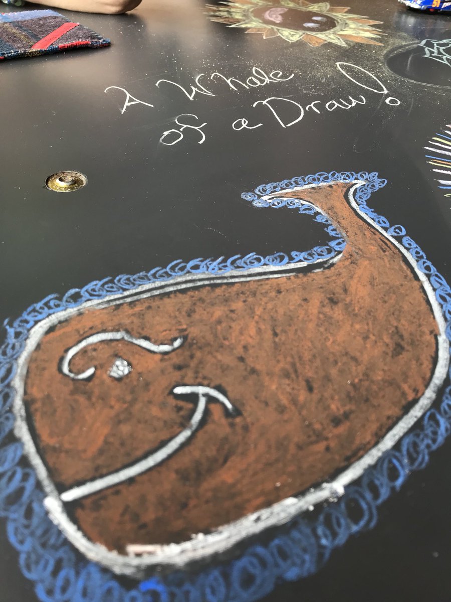 freemanmester's tweet photo. Fudgie says that was a garbage draw. #flyinglion #chalktable #beerart #carvelfudgie #seattlebeer #bestbeer https://t.co/uZT6jFQQ3O