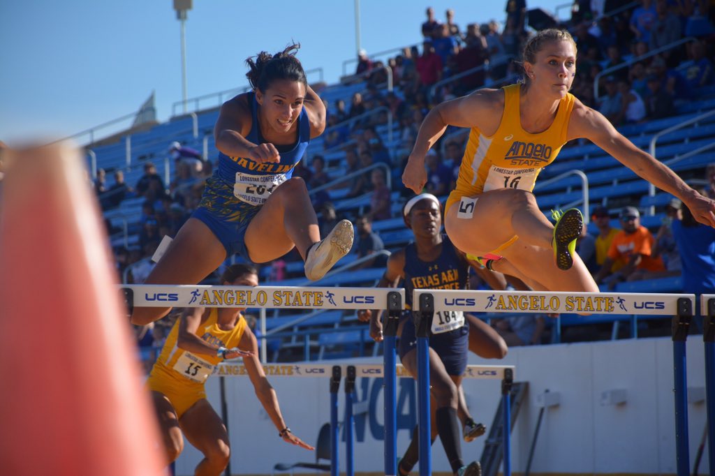 JavelinaTFXC's tweet image. Javier Lopez finishes first in the men’s 110 meter hurdles!🥇Irene Almarcha takes silver in the women’s 100 meter hurdles! 🥈

#LSCtrack 
#JavelinaSTRONG