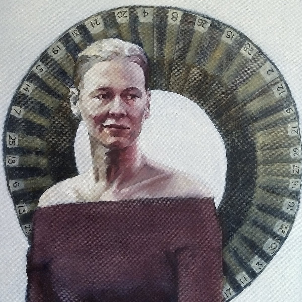 RedBerryArt's tweet photo. "Chance" Oil on canvas, 20x24 artist #painting #oilpainting #houstonartist #texasartist  #portrait #face #redberryart #redberryartstudio https://t.co/JweuTANcHP