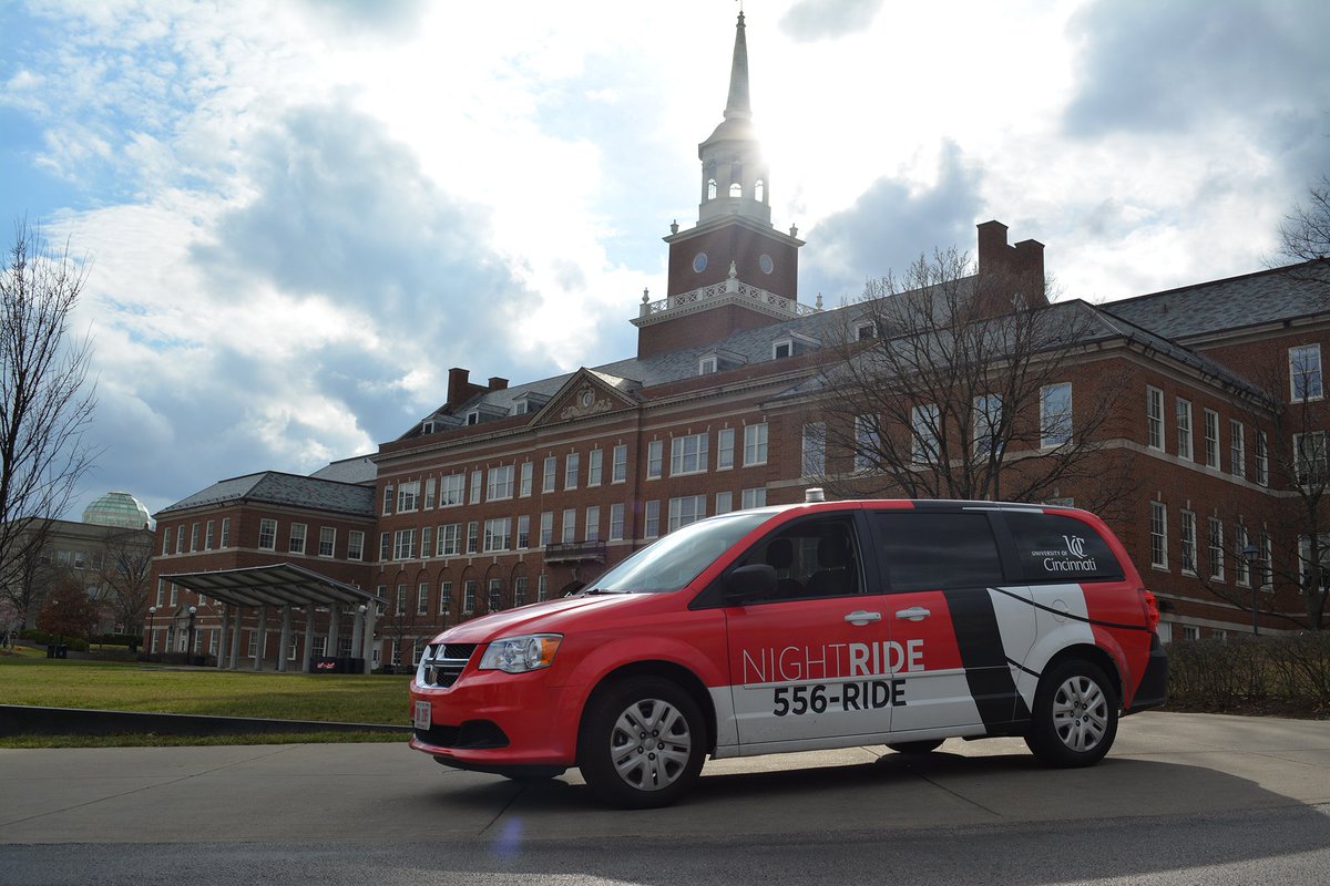 Don't forget that you can get a safe ride home with your UC ID with @UCNightride! Call 556-RIDE. #BeSafeUC