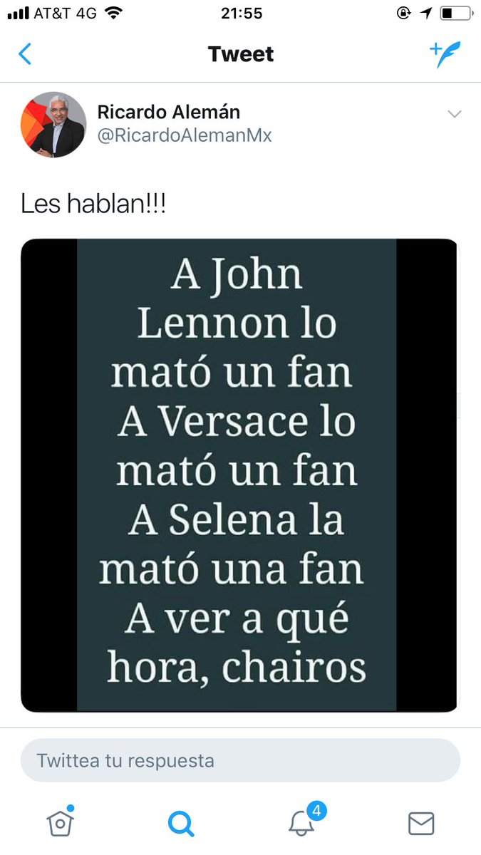 Hagamos un llamado a asesinar la carrera periodística de este sujeto que goza de privilegios mediáticos para incitar violencia. RT #NoAlPeriodismoSicario
