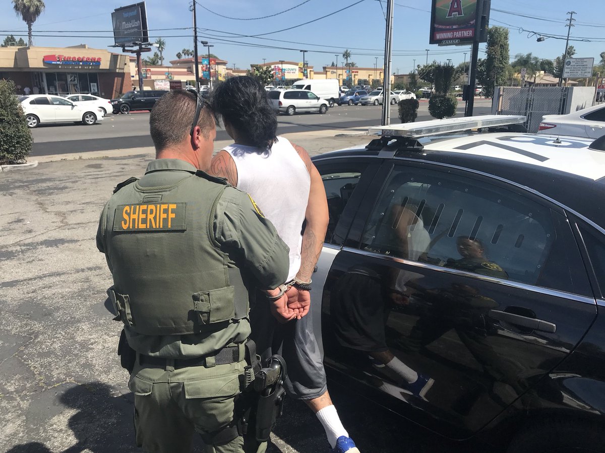 OCSDNorthPatrol's tweet photo. This morning @OCSDStanton deputies took a report of a stolen grey Acura.  A few hours later an @OCSDK9unit driving through west Anaheim received a LoJack signal and was able to locate the stolen vehicle. Read more at https://t.co/y2xLj1xyU2

#OCSDK9 #OCSDPatrol #LoJack #Pursuit https://t.co/H2GZ6sEJ7X