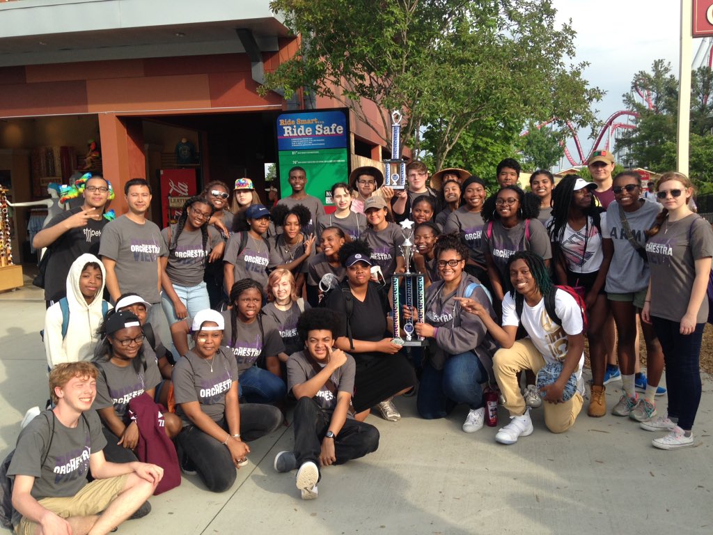 Congratulations to the RVHS orchestra for earning 1st place at Carowinds Music in the Parks.  #rvhsorchestra <a href="/rvhs/">Ridge View High School: A Med Pro Magnet</a> <a href="/DrFoxworth/">Dr. Ray Foxworth</a>