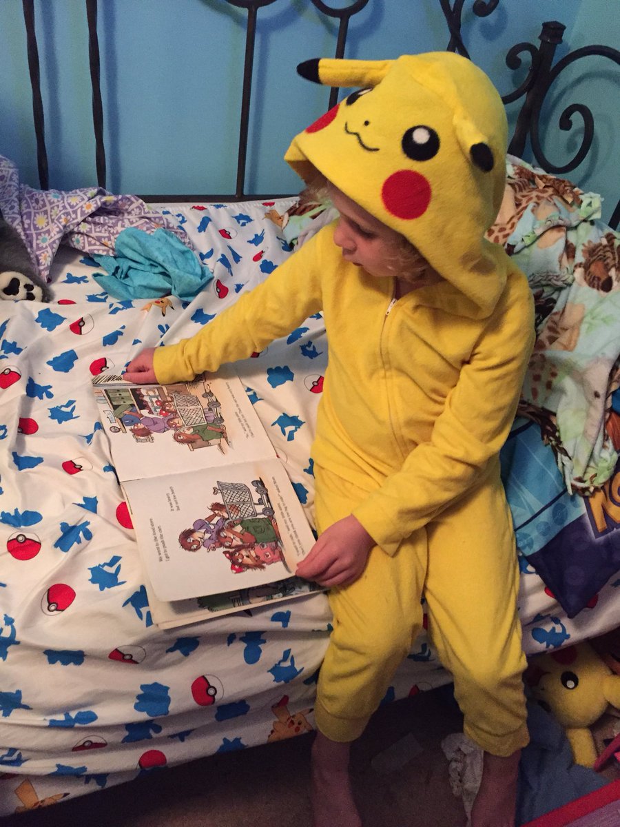 D_Pukl's tweet photo. She has been reading all day. She was so happy to get books at #ReadAtTheKnoll. She had to read me one for bed. https://t.co/CAHspuPpll