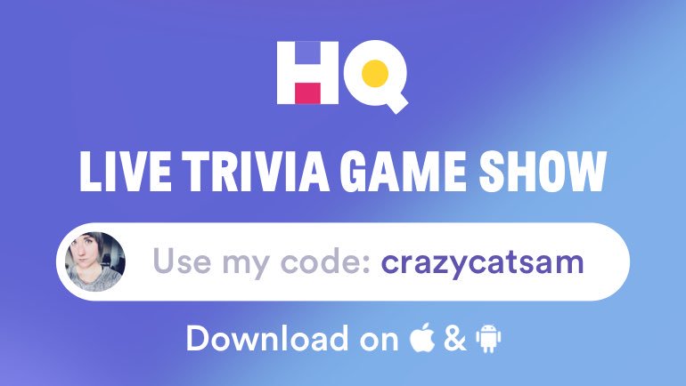 zombieoverdose's tweet photo. I’m playing a game called @hqtrivia! You should play too. Use my code ‘crazycatsam’ to sign up https://t.co/NbdD2OCGyh https://t.co/P06DUVKze7