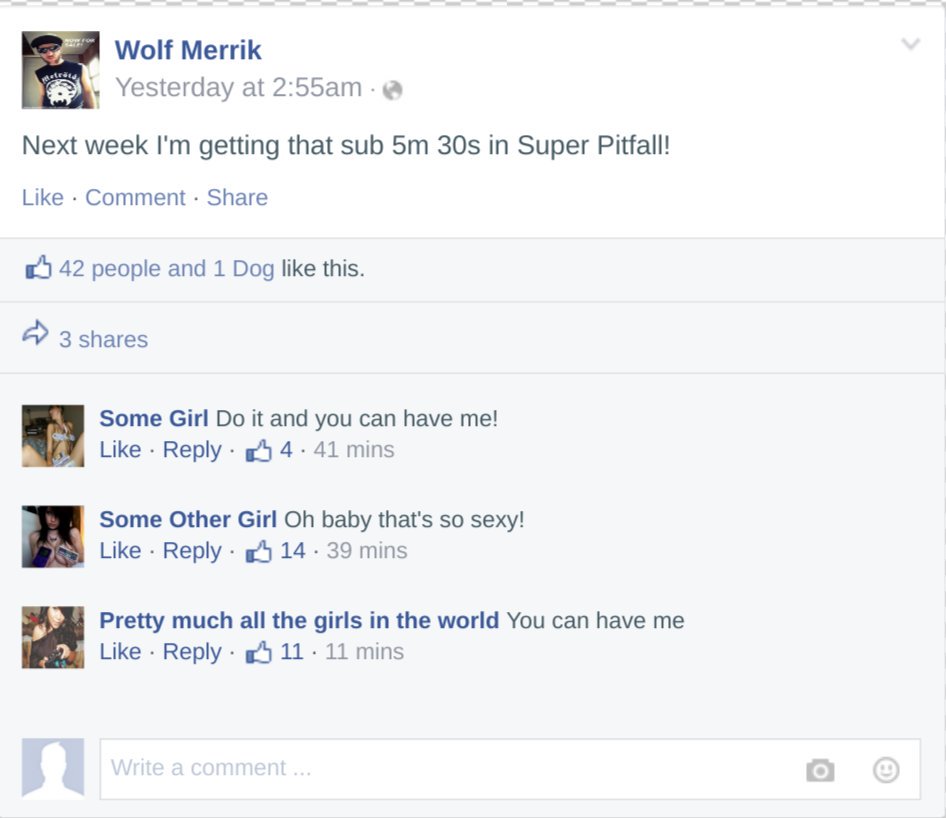 WolfMerrik's tweet image. Next week I need to get that #superpitfall pb. I have other games to move on to.  Monday leta pray to #RNGsus so I can move on.