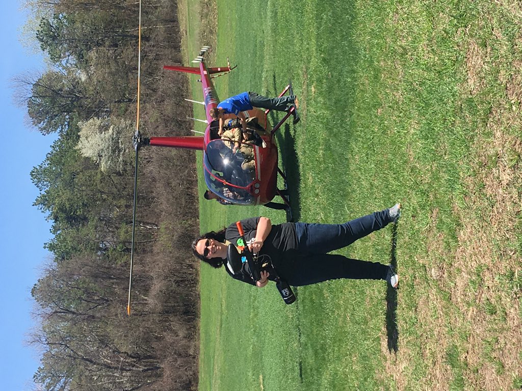 DanielleSanzone's tweet photo. I'm not as dedicated for paintball but I did have a blast! #FirstHelicopterRide https://t.co/yoH00QQzW6