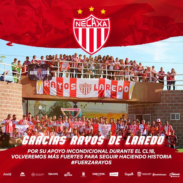 ClubNecaxa's tweet photo. Los #RayosLaredo en su foto oficial ¡Gracias por su apoyo! #ConElRayoEnElCorazón @comando_necaxa @SA_1923 @LaPopularDRayos @batallon614 https://t.co/XAUdwI9V4o