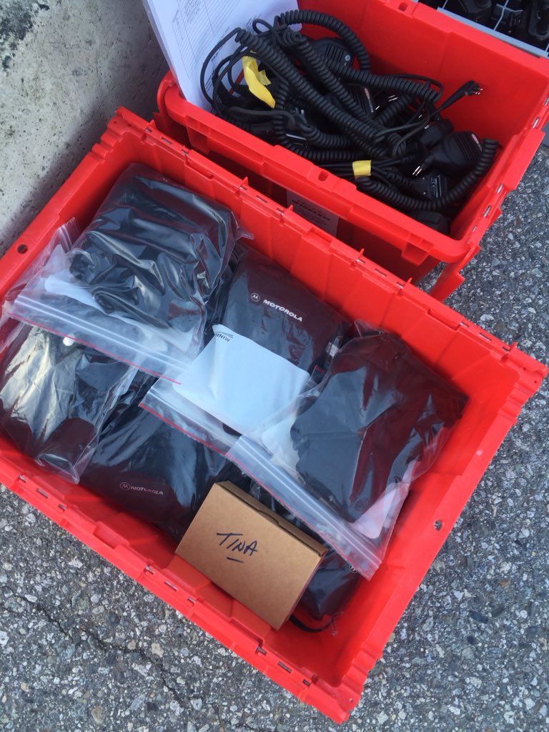 When the best radio communications radio supplier knows your team so well &amp; packs a special ear piece for her to fit with her hearing aid! @gowirelesscares you are the best! ❤️ #aboveandbeyond