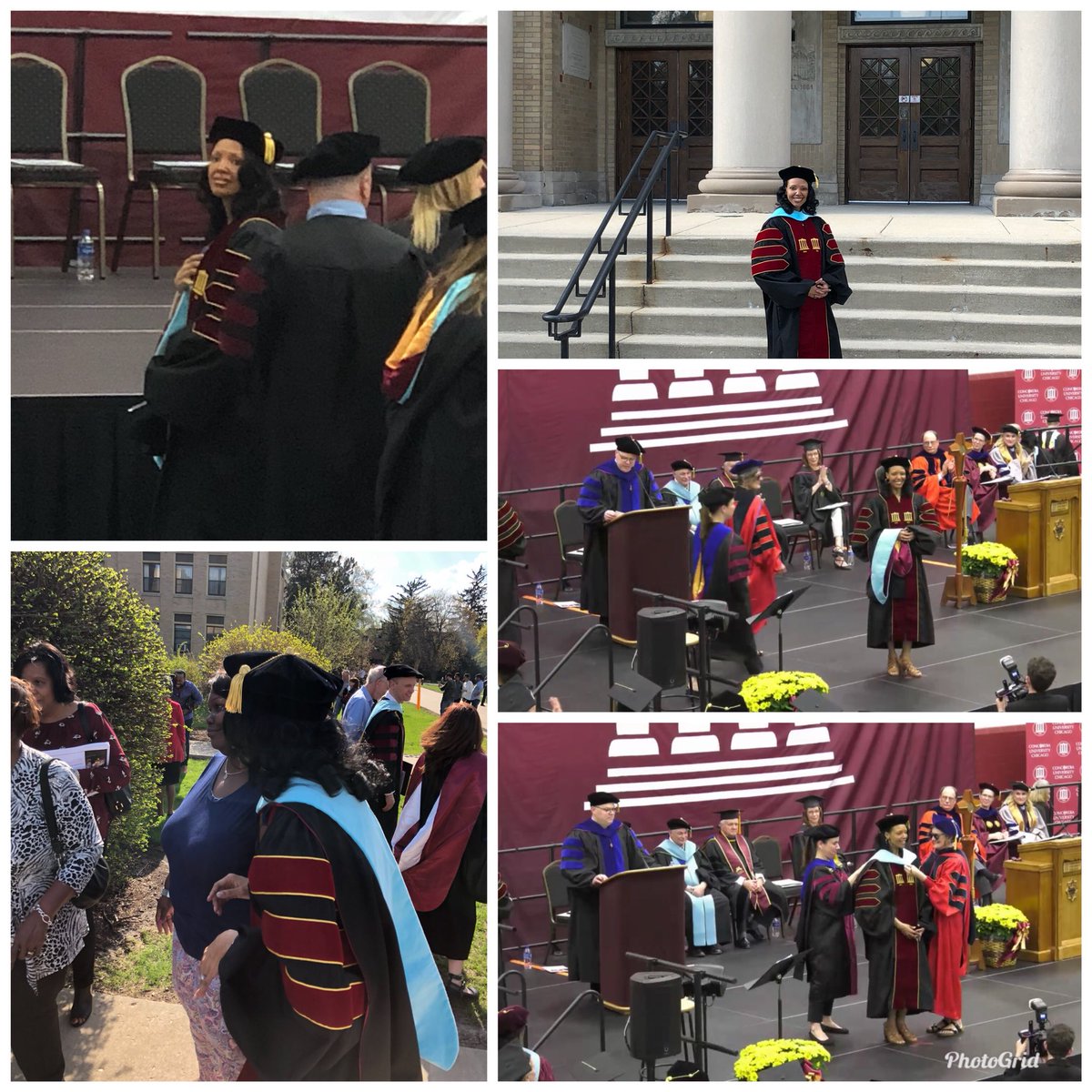 What a day!! I successfully defended my dissertation in December and had a grand graduation today. God is good...Wow!