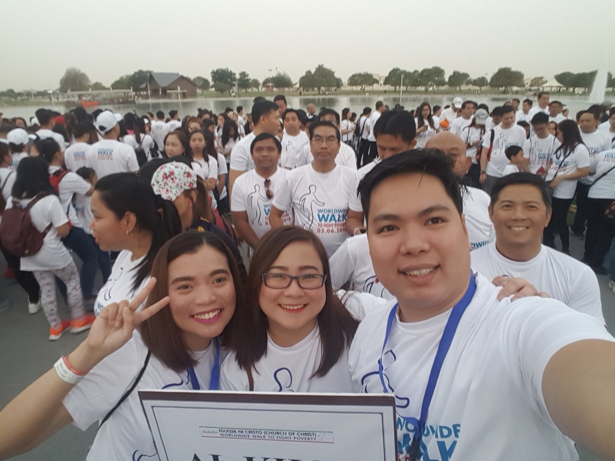 ShobebeP's tweet photo. Team Qatar lezgooooo #INCwalktofightpoverty https://t.co/ckW0DdJorf