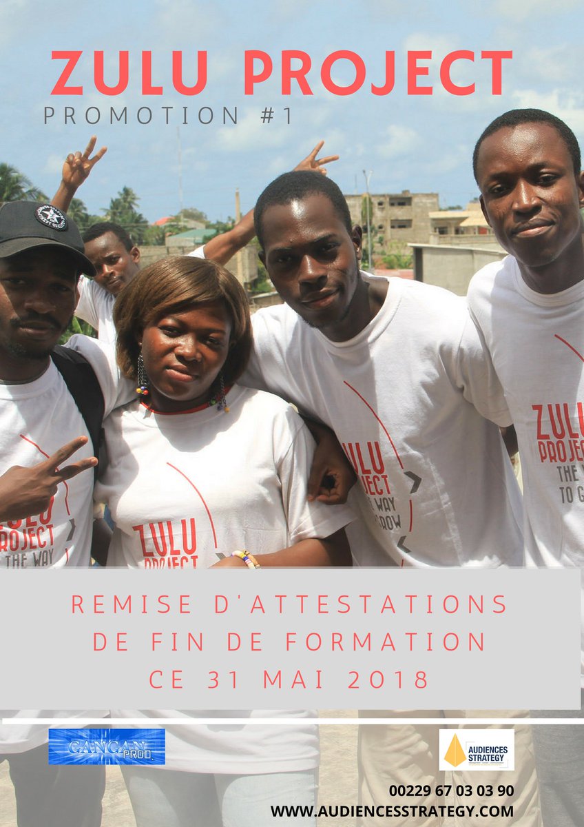 Audiencesstrate's tweet photo. Cet événement est l'un des plus importants pour #GanganProductions et #AudiencesStrategy et de cette année 2018. Il est l'aboutissement d'un projet qui a eu un #impact intéressant sur des jeunes #beninois https://t.co/qAdNEbBDrR https://t.co/urtSkcdNQ7