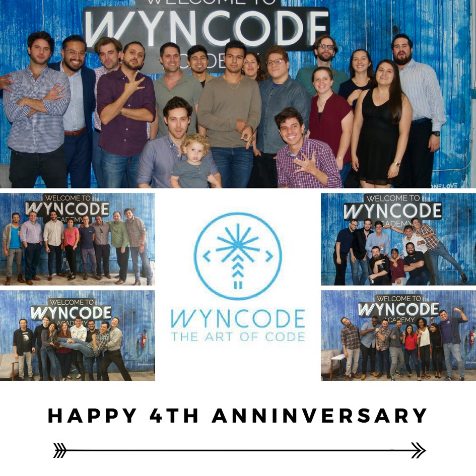 _IzzyMartinez_'s tweet photo. Hard to choose a favorite moment when so many lives are changed.
Like a proud parent I'd choose every time a group of students gets together to celebrate finishing the first part of the Wynfam journey. #wynstory  @wyncode #neverstoplearning https://t.co/g0hCiW8DbC