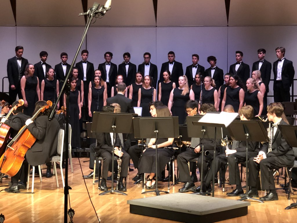CliffKling's tweet photo. Incredible performances by our String Ensemble, Vocal Ensemble, Wind Ensemble, &amp; Jazz Ensemble!! Our students are so talented! Congratulations to the performers! Many thanks to @roncastonguayjr for his outstanding leadership of our performing arts department! #ProudRaiderFamily https://t.co/B527wAoNWt