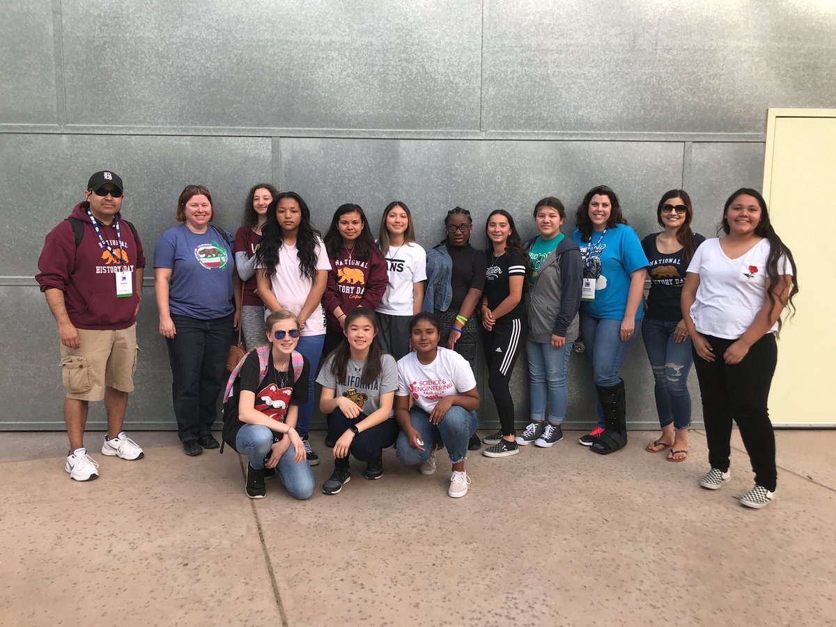Congratulations to our <a href="/MorenoValleyUSD/">Moreno Valley USD</a> Middle Schoolers from <a href="/Vista_Heights/">VistaHeights</a> and Palm MS for being state finalist <a href="/NHD_CA/">NHD - CA</a>!  That is 6 out of the 7 entries!!! Tonight we will know the results of our high schoolers!