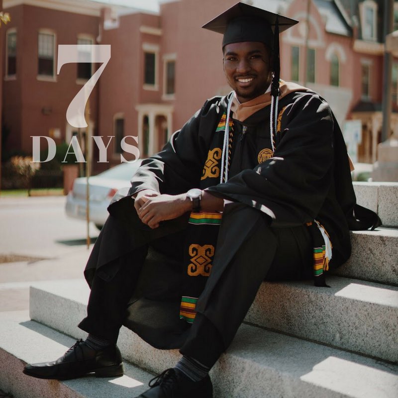 BSA_VCU's tweet photo. Seven days until Graduation!!! Senior # 7,
ISAIAH HARVIN, Marketing Major, wants all of VCU to know: “You can do whatever you want to do! With right mindset and attitude you can do whatever you set your mind to!” We will miss you dearly. We wish you the best of luck at Altria! https://t.co/77kEOgAyBI