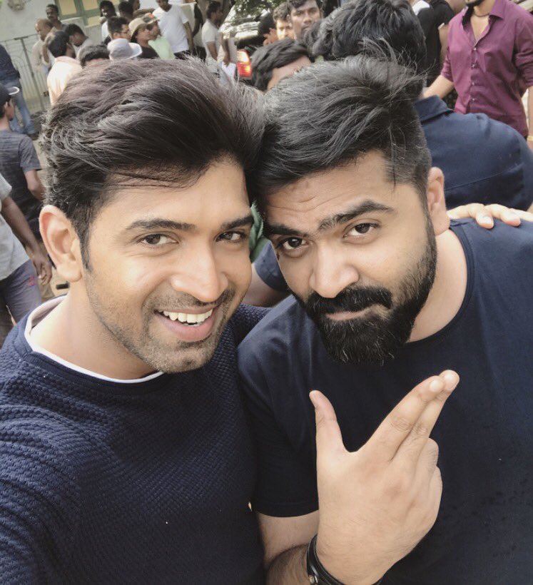 arunvijayno1's tweet photo. Nothing has changed in this young man i have known all these years.. always a champ. Kind at heart and a power performer. Keep the happy spirit in u alive always Simbu.There is no looking back from now on in all your future endeavours! Keep riding high brother.. #CCV #STR https://t.co/3a88qYAAXv