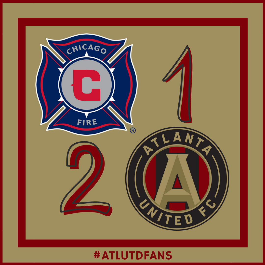 atlutdfans's tweet photo. CHICAGO FIRE 1 - ATLANTA UNITED 2 / FINAL SCORE #MLS #atlantaunited #atlantaunitedfc #atlutd #United #majorleaguesoccer #weloveatl #uniteandconquer #atlutdfans https://t.co/RRfHg6FBkV
