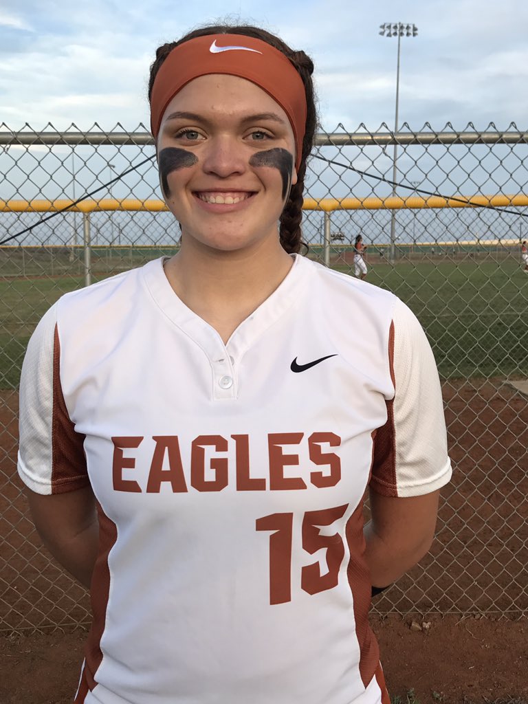 epbusiness's tweet photo. Congratulations to Eagle Pass High School Lady Eagles standout Junior catcher &amp; co-captain Brooke Diaz on slamming a Grand Slam Home Run in Game 3 of Area Championship against Edinburg Lady Bobcats to propel Lady Eagles to victory by score of 7-6 &amp; win series 2-1. https://t.co/SDMKXWZSvO