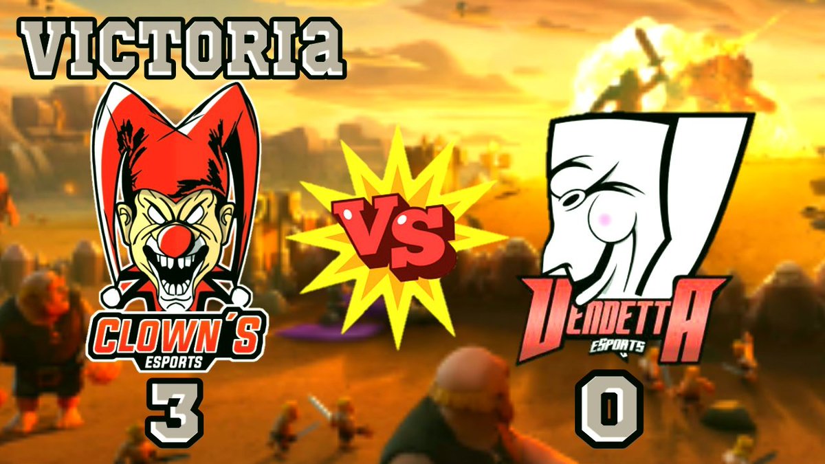 Batalla super ajustada en cada enfrentamiento, bien jugado para ambos equipos <a href="/Clowns_eSports/">Clowns esports</a>  vs <a href="/VendetteSports/">Vendetta eSports</a>  con un resultado 3-0 para clown's 
agradecimientos especiales para @Pedro17557390  por volver a ser MVP de esta partida en la  liga auspiciada por <a href="/TeamTacoCr/">Taco eSports 🌮</a>