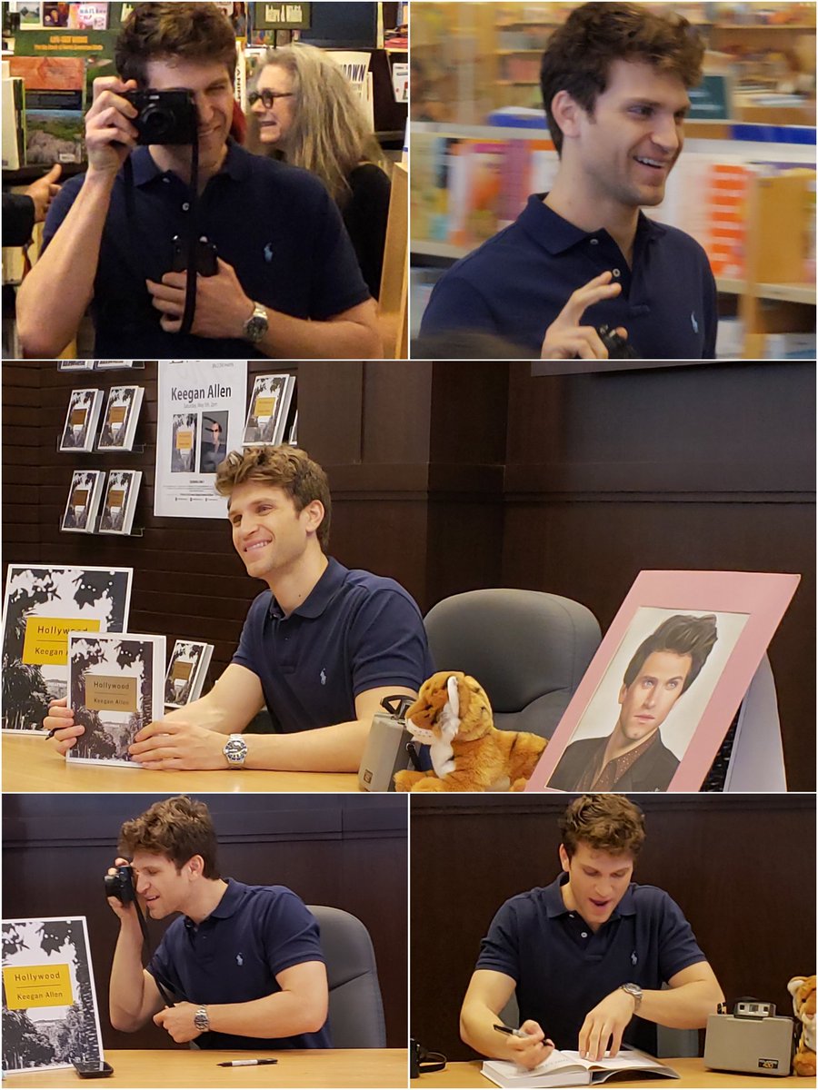 budaka123's tweet photo. What an incredible day!! I'm so happy 🤗 Met the wonderful and talented actor/photographer @KeeganAllen and had a great talk! I feel honored he complimented my photography 📸
I love the candids I snapped of him, really captures his essense!
Thanks again Keegan!
#hollywoodbooktour https://t.co/h4TwQYcNHx