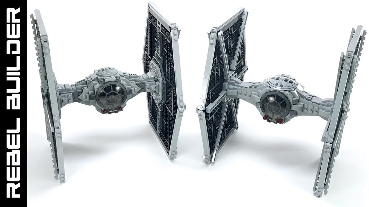 Rebel Builder on Twitter: "I compared my TIE Fighter MOC to the latest LEGO it out! LEGO Star Wars TIE Fighter Comparison! MOC vs. Set 75211 #legostarwars /