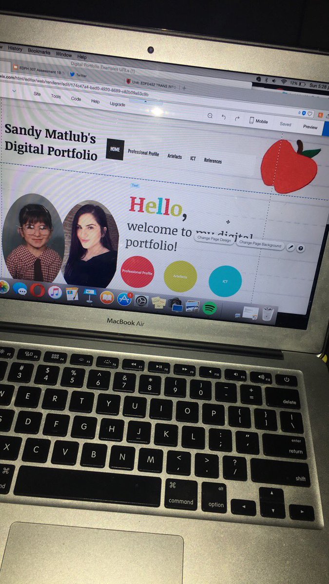 Working on my digital portfolio, last assignment for this semester! So great to revisit my pracs I have completed over the years to gather evidence and artefact that work towards meeting the standards. #AcuEdu_P