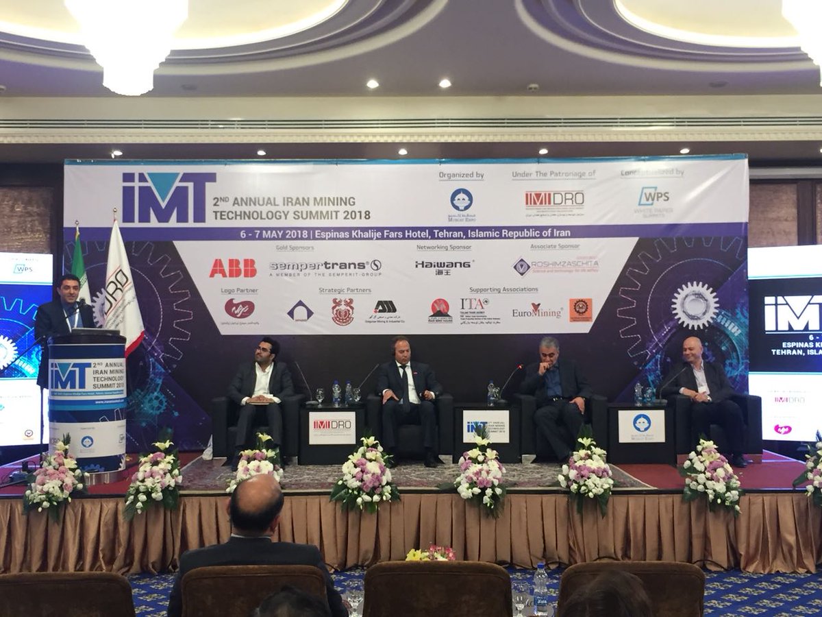 IranMineTech's tweet photo. 2nd Annual Iran Mining Technology Summit: Interactive panel discussion on 'Analysis of the regulatory environment and policies in the mining industry' on DAY 1 #mining #technology #IranMineTech https://t.co/wIMk5gjPv6